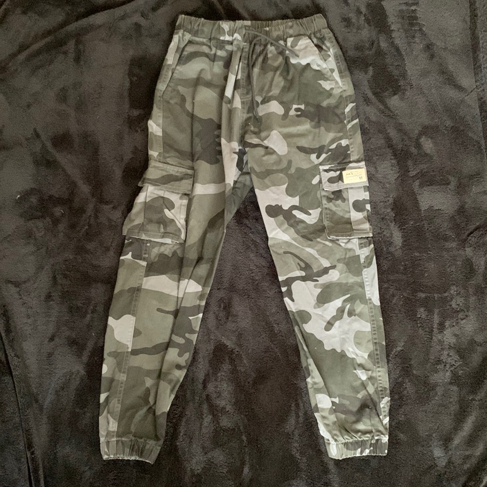 BORIS Camo Joggers / Cargo Pants | Size 28 |